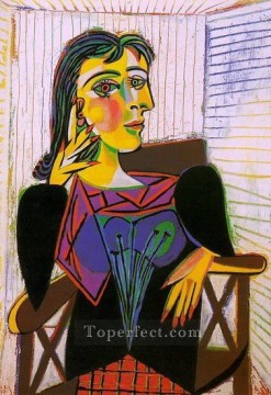  Maar Pintura - Retrato de Dora Maar 5 1937 Pablo Picasso